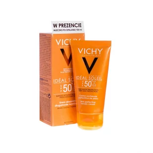 VICHY IDEAL SOLEIL aksamitny krem do twarzy SPF 50 - 50ml - Kremy do twarzy z filtrem - miniaturka - grafika 4