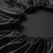 Prześcieradła - Prześcieradło Z Gumką Jersey 900 : Kolor - 900/schwarz, Wymiary - 100/220 - miniaturka - grafika 1