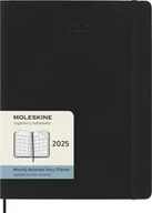 Kalendarze - Moleskine Kalendarz 2025 Czarny Extra Large Soft Monthly (19X25) - miniaturka - grafika 1