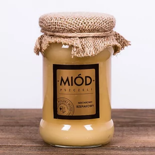 MIÓD RZEPAKOWY 400 g - ŁYSOŃ - Miód - miniaturka - grafika 1