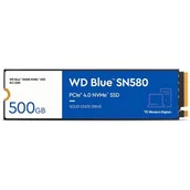 Dyski SSD - WD 500GB M.2 PCIe Gen4 NVMe Blue SN580 - miniaturka - grafika 1