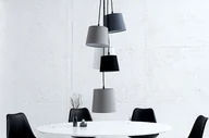 Lampy sufitowe - Invicta Interior Lampa sufitowa Livello 5 braun beige i-37742 - miniaturka - grafika 1