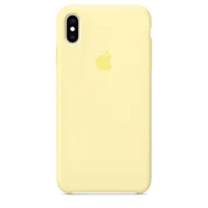 Etui i futerały do telefonów - APPLE SILICONE CASE MUJR2ZM/A IPHONE XS MAX MELLOW YELLOW ORYGINALNA PLOMBA - miniaturka - grafika 1