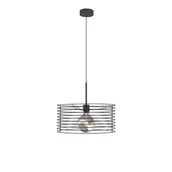 Lampy sufitowe - Industrialna lampa wisząca z regulowaną długością przewodu CLIZA LOFT bialy, biały null - miniaturka - grafika 1