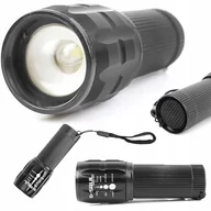 Latarki - Latarka turystyczna, mała czarna funkcja zoom - miniaturka - grafika 1