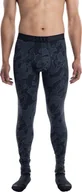 Bielizna sportowa męska - SAXX Męskie termoaktywne leginsy z długą nogawką SAXX ROAST MASTER Tight Pomo Camo - Granatowe M - miniaturka - grafika 1