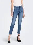 Spodnie damskie - ONLY Jeansy Emily 15283925 Niebieski Skinny Fit - miniaturka - grafika 1
