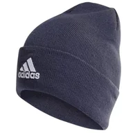 Czapki damskie - Czapka adidas Logo Woolie HL (kolor Granatowy) - miniaturka - grafika 1