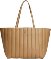 Torebki damskie - Tommy Hilfiger Damska torba TH GRACE TOTE AW0AW17670 Tote, Khaki (płótno safari), jeden rozmiar, Khaki (płótno safari), One Size - miniaturka - grafika 1