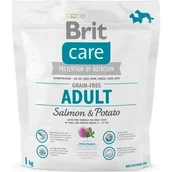 Sucha karma dla psów - Brit Care Grain-free Adult Salmon&Potato 1 kg - miniaturka - grafika 1