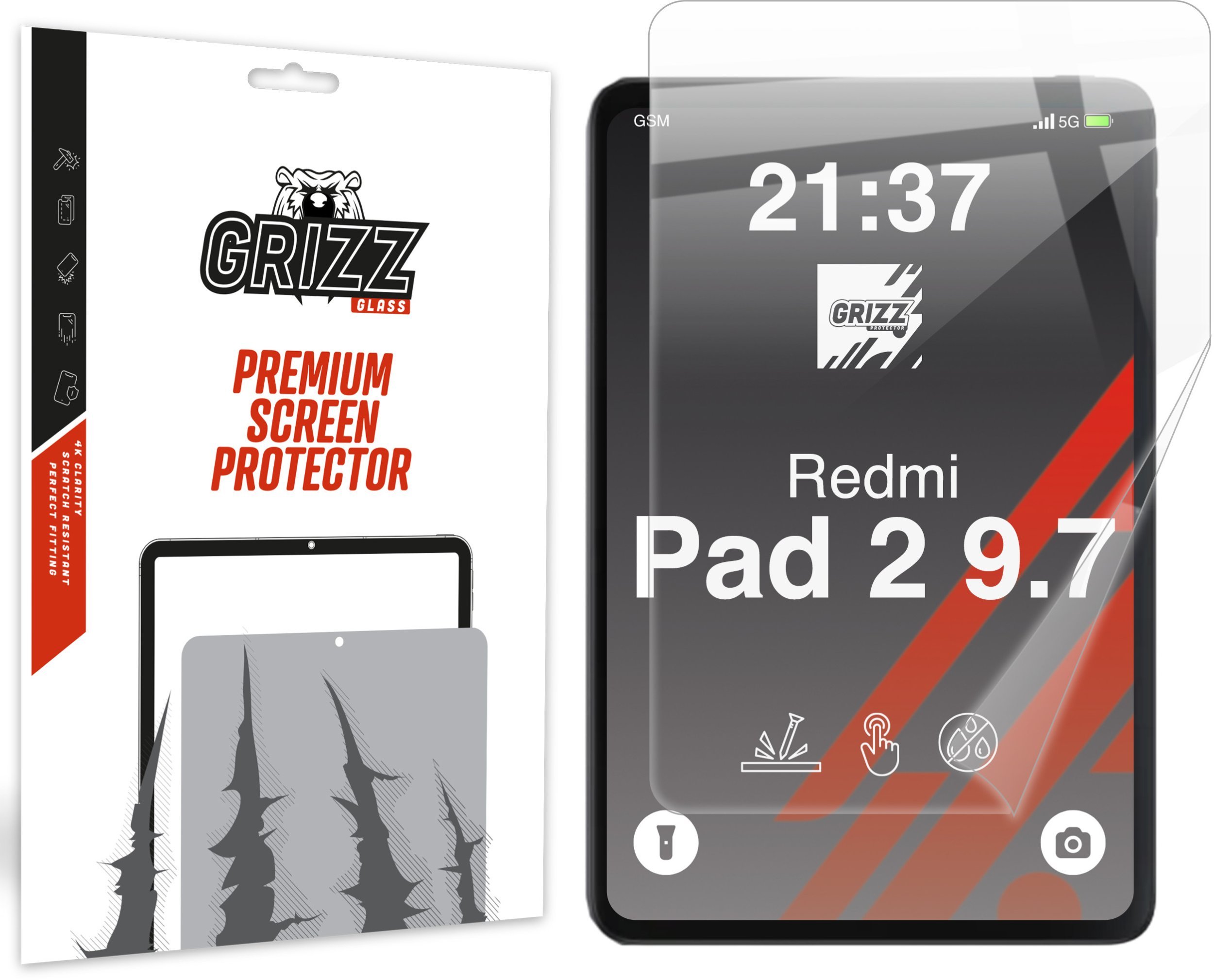 GrizzGlass Folia ceramiczna CeramicFilm do Xiaomi Redmi Pad 2 9.7 GRZ19540