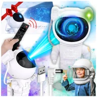 Lampy stojące - Projektor gwiazd nocna lampa kosmos led rzutnik dla dzieci astronauta pilot - miniaturka - grafika 1