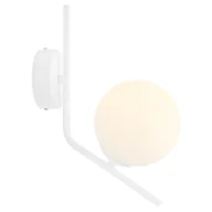 Lampy ścienne - Kinkiet Dione, 1-punktowy, biały - miniaturka - grafika 1