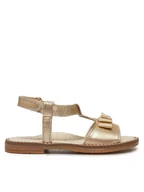 Buty dla dziewczynek - Tommy Hilfiger Sandały Sandalo T1A2-33940-0220 S Złoty - miniaturka - grafika 1