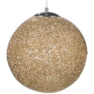 Beliani Lampa wisząca złota TURAMA - Lampy sufitowe - miniaturka - grafika 1