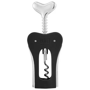 Built Curve Winged Corkscrew - Stalowy korkociąg motylkowy do wina (Black) 5159071 - Korkociągi i otwieracze - miniaturka - grafika 4
