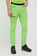 Spodnie sportowe męskie - Salewa spodnie outdoorowe Agner Light 2 DST kolor zielony - miniaturka - grafika 1