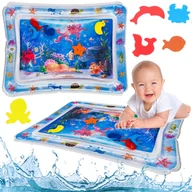 Maty edukacyjne - Dmuchana Mata Wodna 66x50 Edukacyjna Ruchome Zwierzątka U906 - miniaturka - grafika 1