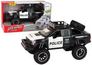 Samochody i pojazdy dla dzieci - Pojazd Terenowy Raptor Policja Otwierane Drzwi Dźwięk Światła - miniaturka - grafika 1