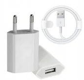 Ładowarki do telefonów - ŁADOWARKA DO APPLE + KABEL IPHONE 6S 7 8 X XS 11 - miniaturka - grafika 1