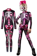 Stroje karnawałowe - Strój Przebranie Szkielet Coco Halloween 128/134 (130) - miniaturka - grafika 1