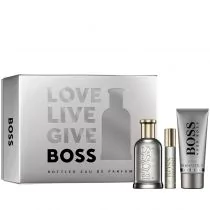 HUGO BOSS Boss Bottled zestaw Edp 100 ml + Edp 10 ml + Żel pod prysznic 100 ml dla mężczyzn - Zestawy perfum męskich - miniaturka - grafika 1