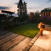 Lampy ogrodowe - SLV Photoni 45 lampa cokołowa, kolor rdzawy, aluminium, wysokość 45 cm - miniaturka - grafika 1