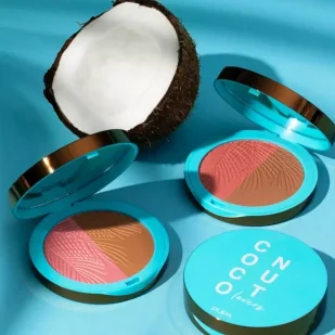 PUPA Milano Coconut Lovers Bronzer&róż w kompakcie 002 Exotic Vibes - Palety i zestawy do makijażu - miniaturka - grafika 3
