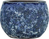 Donice - House Doctor Osłonka na doniczkę Pavi 28 cm niebieska - miniaturka - grafika 1