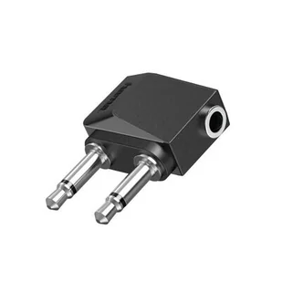 Hama Adapter samolotowy minijack 3.5mm 2x minijack 3.5mm 205192 > PIĄTY PRODUKT 99% - Wtyczki i adaptery - miniaturka - grafika 1