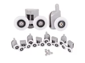 Akcesoria do armatury i ceramiki - Rolka rolki komplet do kabin prysznicowych kółka - miniaturka - grafika 1