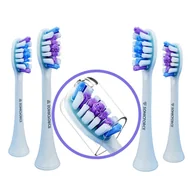 Końcówki do szczoteczek elektrycznych - Końcówki do OROMED ORO SONIC NEXT WHITE zamiennik białe sterylne - miniaturka - grafika 1