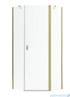 Kabiny prysznicowe - Radaway Nes Gold Ptj kabina pięciokątna 80x80cm prawa złoty połysk 10052000-09-01R/10052500-09-01 - miniaturka - grafika 1