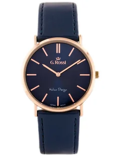 Zegarek Gino Rossi Zegarek ZEGAREK MĘSKI 8709A2 zg209f + BOX 14826 - Zegarki męskie - miniaturka - grafika 2