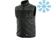 Odzież robocza - BEZRĘKAWNIK OCIEPLANY CXS SEATTLE CZARNO-SZARY ROZMIAR L - miniaturka - grafika 1