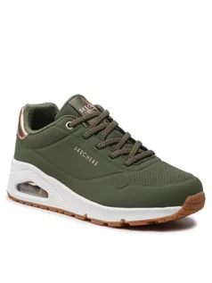 Sneakersy damskie - Skechers Sneakersy Shimmer Away 155196/OLV Khaki - grafika 1