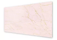 Dekoracje domu - Panel kuchenny HOMEPRINT Różowo złoty marmur 100x50 cm - miniaturka - grafika 1