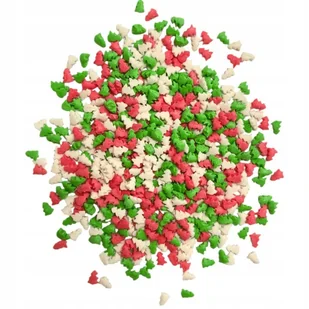 POSYPKA CUKROWA ŚWIĘTA Boże Narodzenie Choinki Choinkowy MIX 25g - Dodatki do ciast w proszku - miniaturka - grafika 1