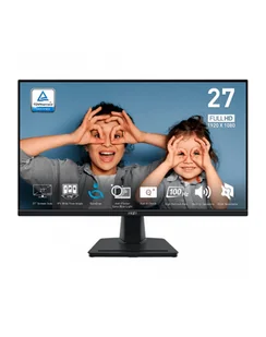 MSI PRO MP275D-E, LED - 27 - Kolor: CZARNY, FullHD, IPS, Adaptive-Sync, HDMI, VGA, 100Hz panel 9S6-3PC3CM-003 - Monitory - miniaturka - grafika 1