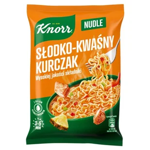 Knorr Nudle Zupa danie słodko-kwaśny kurczak 65 g - Zupy w płynie - miniaturka - grafika 1
