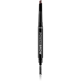Makeup Revolution Relove Power Brow Brow Pencil) 0,3 g Cień Dark Brown) - Akcesoria i kosmetyki do stylizacji brwi - miniaturka - grafika 1