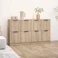 Komody - Lumarko Komody, 2 szt, dąb sonoma, 60x30x70 cm, materiał drewnopochodny - miniaturka - grafika 1