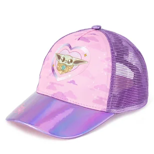 Czapka z daszkiem MANDALORIAN ACCCS-SS24-121LM Różowy - Czapki dla dzieci - miniaturka - grafika 1