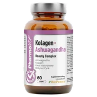 Włosy, skóra, paznokcie - PharmoVit Kolagen + Ashwagandha Beauty Complex, 60 kapsułek - miniaturka - grafika 1