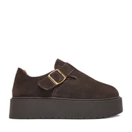 Buty dla dziewczynek - Półbuty Badura EO HY669015S-1 Brązowy - miniaturka - grafika 1