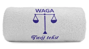 pat15.net Znak zodiaku Waga - Mały Ręcznik z haftem 100x50 772 - Ręczniki - miniaturka - grafika 1