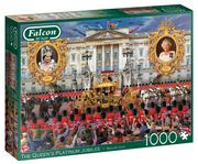 Puzzle - Puzzle 1000 Falcon Platynowy jubileusz królowej G3 - Jumbo - miniaturka - grafika 1
