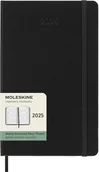 Kalendarze - MOLESKINE kalendarz 2025 CZARNY LARGE HORIZONTAL TYGODNIOWY HARD (13x21) - miniaturka - grafika 1