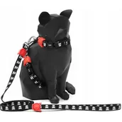 Szelki dla psów - ZEE DOG Zestaw ZEE DOG Skull Czarny - miniaturka - grafika 1