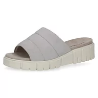 Klapki i japonki damskie - CAPRICE Klapki damskie 9-9-27254-20 płaskie, LT Grey Suede, 41 EU, Lt Grey Suede, 41 EU - miniaturka - grafika 1